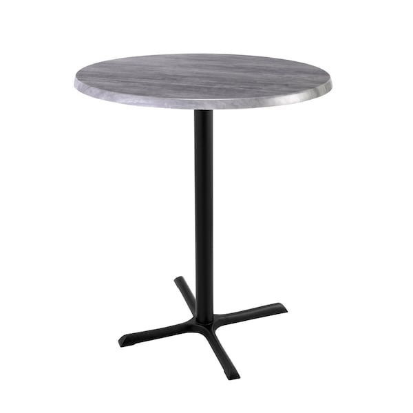 42" Tall In/Outdoor All-Season Table, 30" dia. Greystone Top
